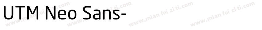 UTM Neo Sans字体转换